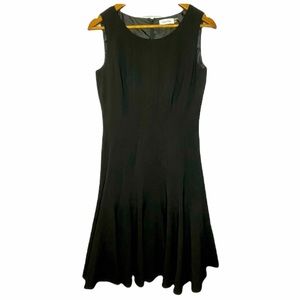 Calvin Klein black fit and flare fomal dress size 6